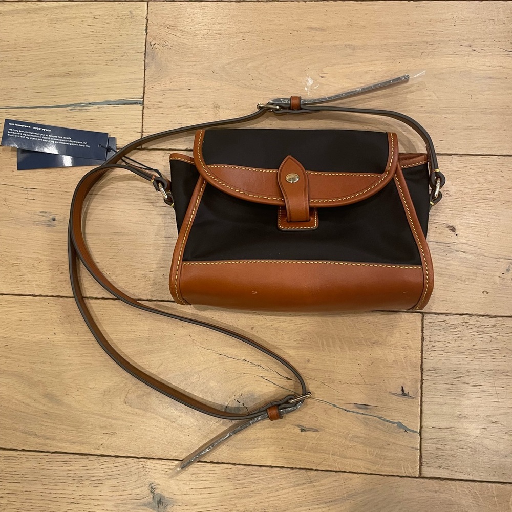 Dooney & Bourke black flap crossbody bag